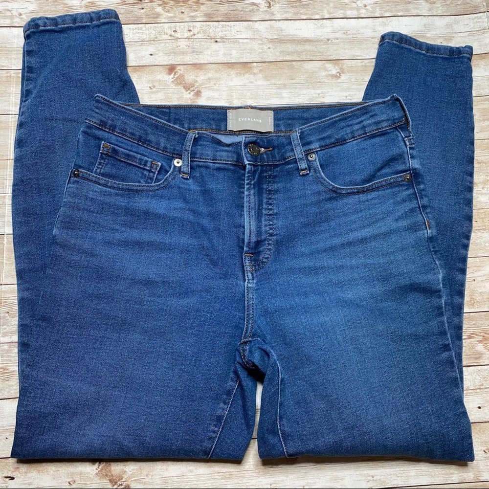 Everlane Authentic Stretch Mid Rise Skinny Jeans